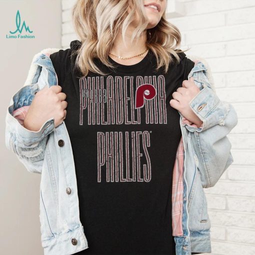 Mitchell & Ness Men’s Philadelphia Phillies Black OG 2.0 T Shirt