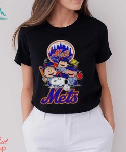 Mlb New York Mets Snoopy Charlie Brown Shirt