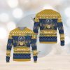 Modelo Beers Big Snowflake Pattern Ugly Christmas 3D Sweater For Men And Women