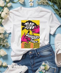 Moe January 2024 Tour Limited Poster shirt, hoodie, sweater, long sleeve and tank top Moe January 2024 Tour Limited Poster shirt