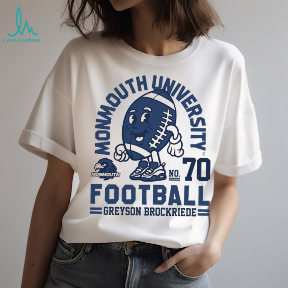 Monmouth NCAA Football Greyson Brockriede T Shirt Monmouth NCAA Football Greyson Brockriede T Shirt