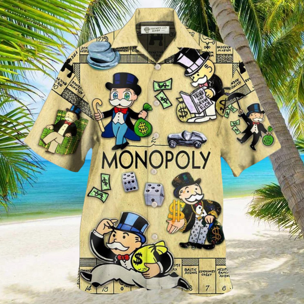 Monopoly Style Hawaiian Shirt Monopoly Style Hawaiian Shirt