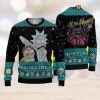 Miller Lite Reindeer Pattern Friends Christmas Sweater