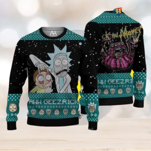 Monster Christmas Rick And Morty Naughty Xmas Sweater