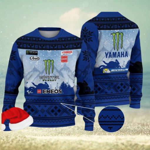 Monster Energy Yamaha MotoGP Racing Moto Ugly Christmas Sweater For Men And Women