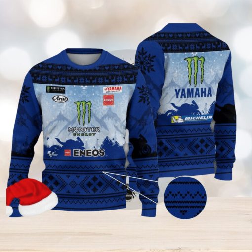 Monster Energy Yamaha MotoGP Racing Moto Ugly Christmas Sweater For Men And Women