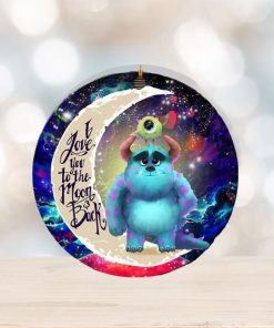 Monster Inc Sully And Mike Love You To The Moon And Back Galaxy Personalized 2023 Xmas Gifts Christmas Tree Decorations Ornament