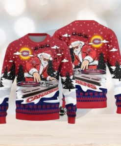 Montreal Canadiens Christmas Funny DJ Santa New Style Knitted Sweater