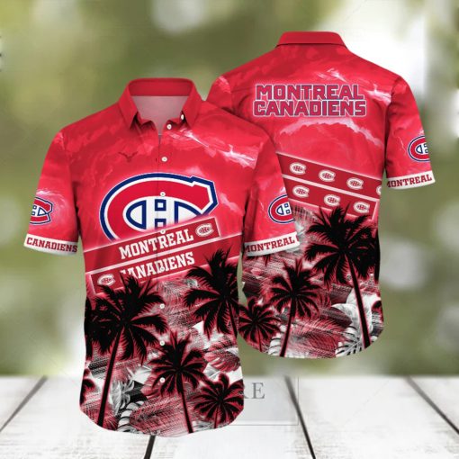 Montreal Canadiens NHL Hawaiian Shirt Vacationtime Aloha Shirt