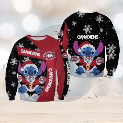 Montreal Canadiens Xmas Stitch Ugly Sweater For Fans AOP Gift Christmas