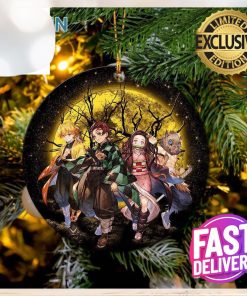 Moon Demon Slayer Background Moonlight 2023 Holiday Gifts Christmas Ornament