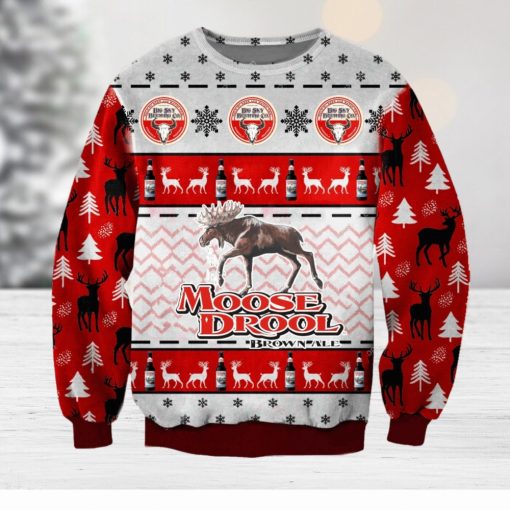 Moose Drool 3D Ugly Christmas Sweater Christmas Gift