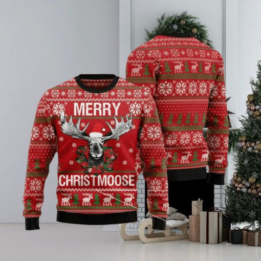 Moose Ugly Christmas Sweater For Men & Women