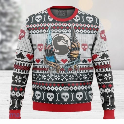 Mortal Kombat Finish Him Ugly Sweater Christmas Style Gift For Men And Women