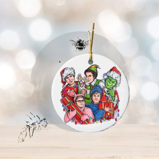 Movie Characters Christmas Ornament, Custom Family Ornaments