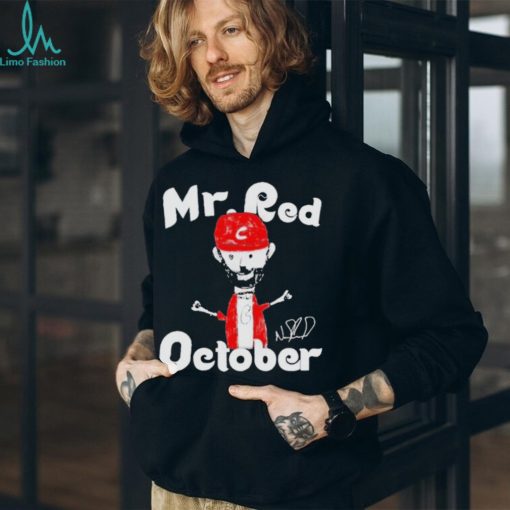 Mr Red October Philadelphia Phillies Signature T shirt