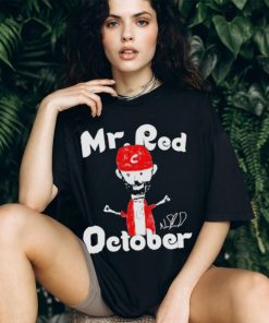 Mr Red October Philadelphia Phillies Signature T shirt