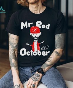 Mr Red October Philadelphia Phillies Signature T shirt