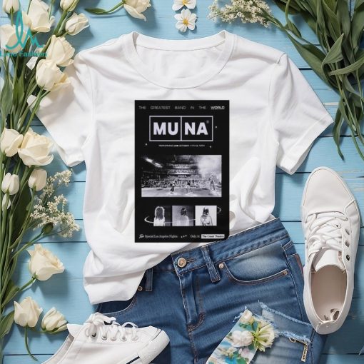 Muna 2023 Los Angeles, CA poster shirt