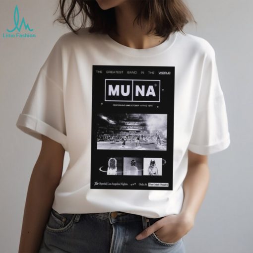 Muna 2023 Los Angeles, CA poster shirt