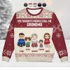 Not the Santa Dinosaurs Ugly Christmas Sweater