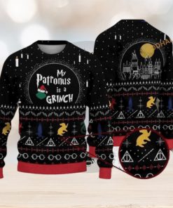 My Patronus Is A Grinch Christmas Naughty Xmas Sweater