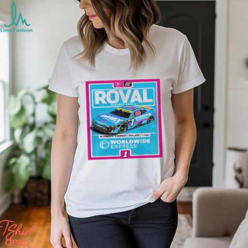 NASCAR Trackinghouse Racing Of Ross Chastain Roval On Deck Ready For Bank Of America ROVAL 400 On 8 October 2023 Unisex T shirt