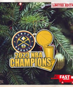 NBA Finals Champions 2023 Denver Nuggets Trophy Christmas Tree Decorations Ornament