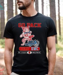 NC State Wolfpack Go Pack Beat UNC Tar Heels Shirt