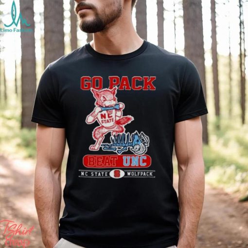 NC State Wolfpack Go Pack Beat UNC Tar Heels Shirt