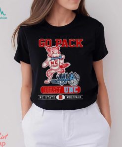 NC State Wolfpack Go Pack Beat UNC Tar Heels Shirt