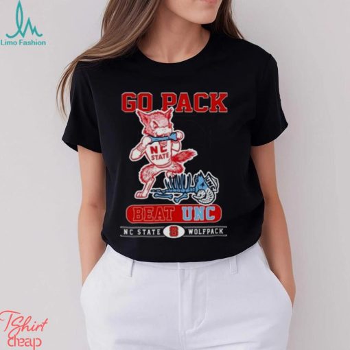 NC State Wolfpack Go Pack Beat UNC Tar Heels Shirt