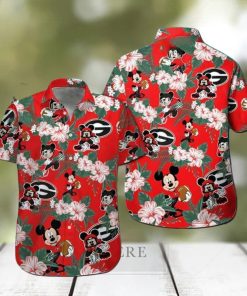 NCAA Georgia Bulldogs UGA Hawaiian shirt disney loves