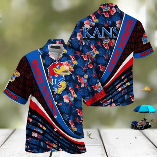 NCAA Kansas Jayhawks Blue Special Hawaiian Shirt