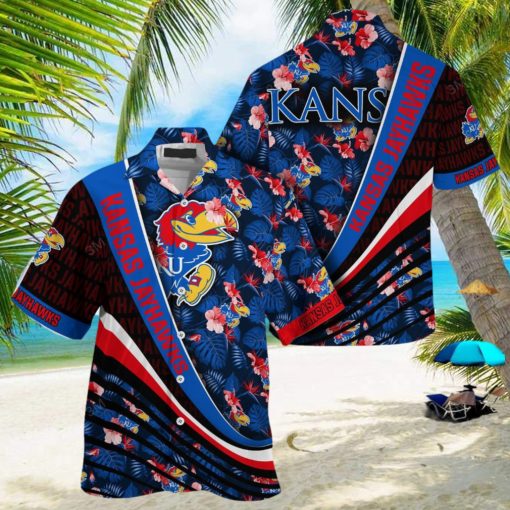 NCAA Kansas Jayhawks Blue Special Hawaiian Shirt