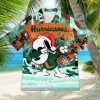 NCAA Miami Hurricanes Hawaiian Shirt beach vacation