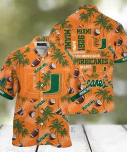 NCAA Miami Hurricanes Hawaiian Shirt beach vacation