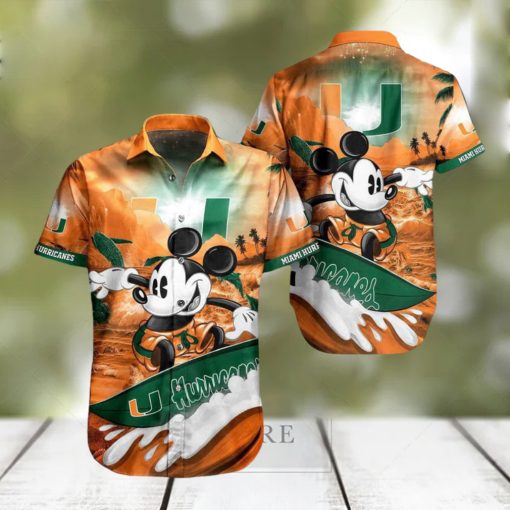 NCAA Miami Hurricanes Hawaiian Shirt