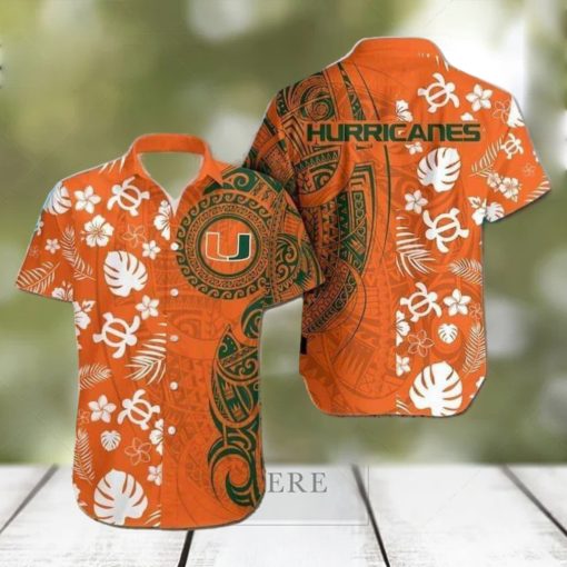 NCAA Miami Hurricanes Hawaiian Shirts