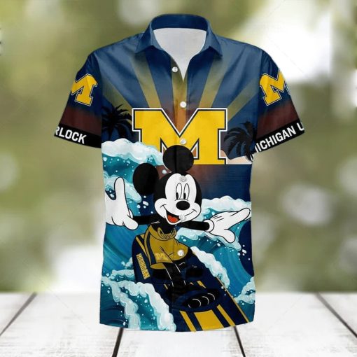 NCAA Michigan Wolverines Hawaiian Shirt