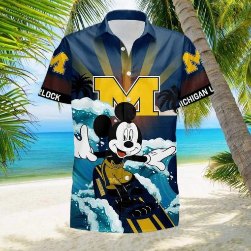 NCAA Michigan Wolverines Hawaiian Shirt