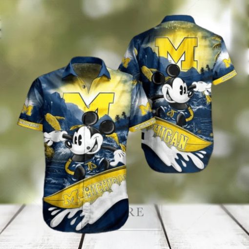 NCAA Michigan Wolverines Hawaiian Shirts