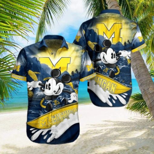 NCAA Michigan Wolverines Hawaiian Shirts