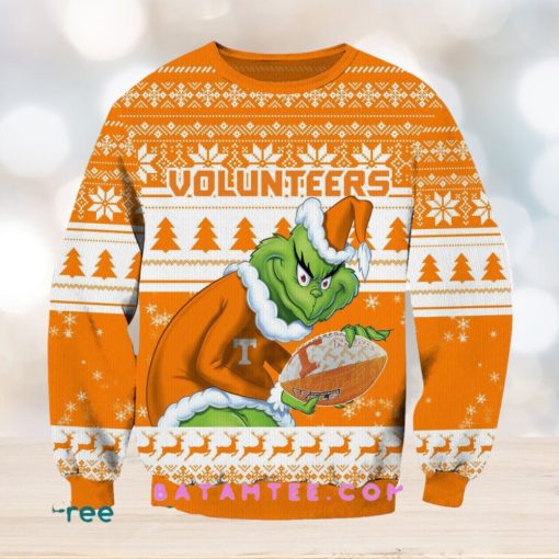 NCAA Tennessee Volunteers Grinch Christmas Ugly Sweater