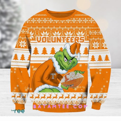 NCAA Tennessee Volunteers Grinch Christmas Ugly Sweater