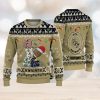 I Love Mountains Pattern Ugly Christmas Sweater Gift Knitting Sweater