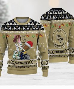 NCAA UCF Knights HO HO HO Ugly Christmas Sweater