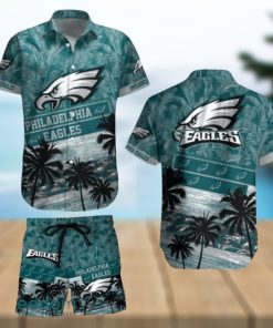 NFL 1 Philadelphia Eagles Tropical Combo Hawaiian And Short