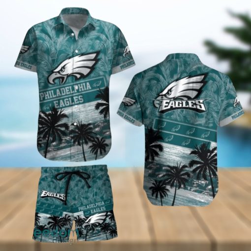 NFL 1 Philadelphia Eagles Tropical Combo Hawaiian And Short