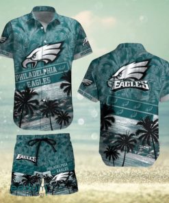 NFL 1 Philadelphia Eagles Tropical Combo Hawaiian And Short